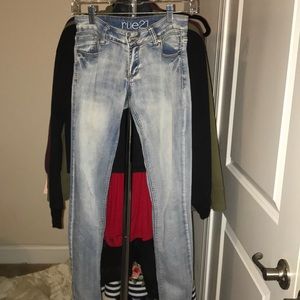 Rue 21 Low Rise Jeans in Color Blue Womens